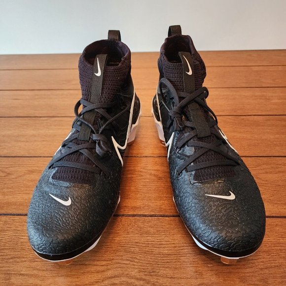 Nike Alpha Huarache NXT Black/White Baseball Cleats Men's Sz Various DJ6517-001 - Picture 3 of 7